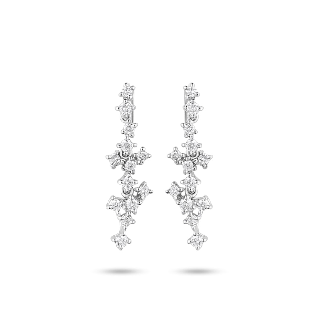Floated Set Bridal Earrings