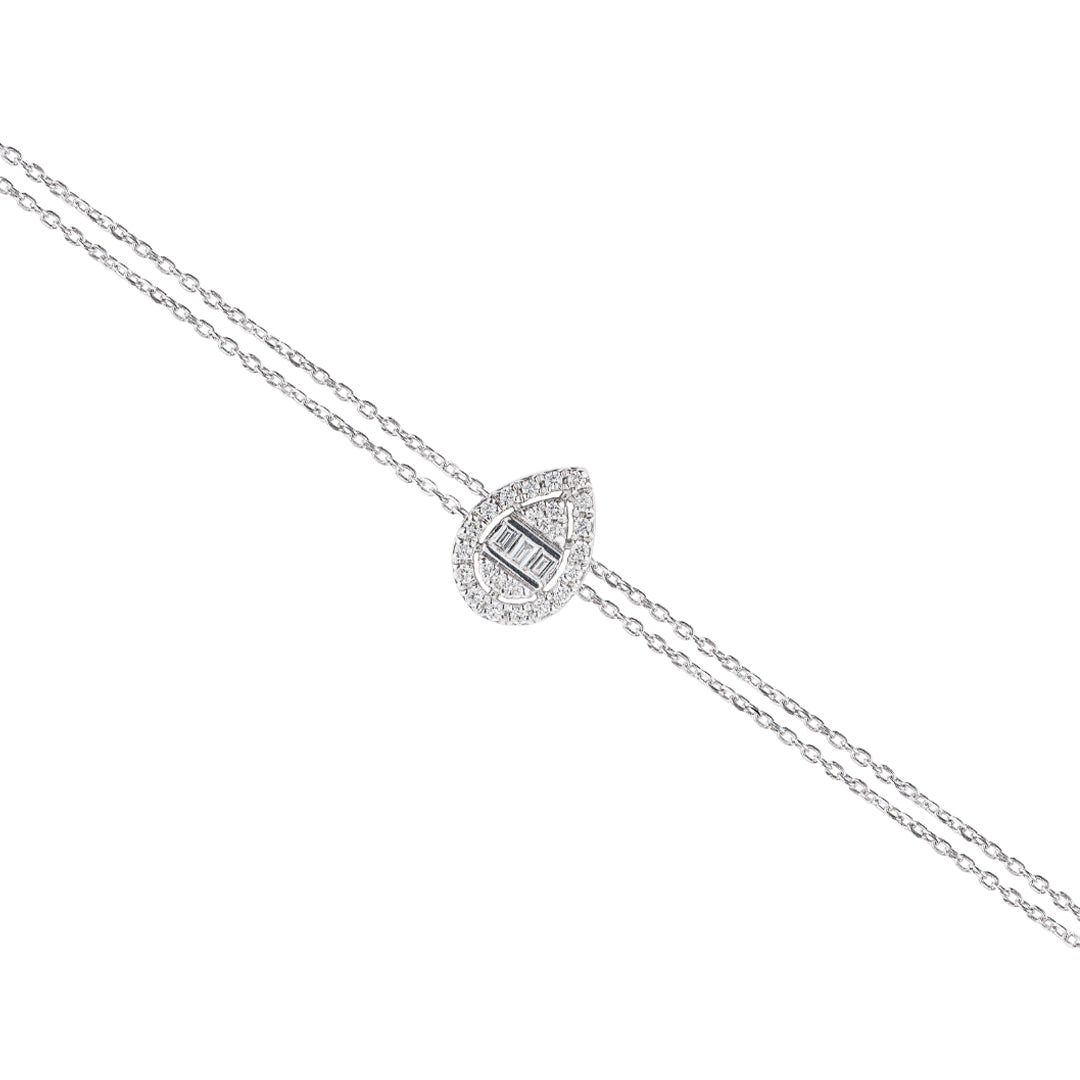 Baguette Pear Shape Bracelet