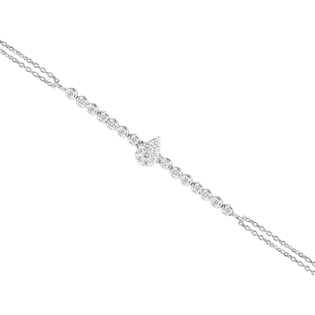 Pear Illusion Set Bracelet