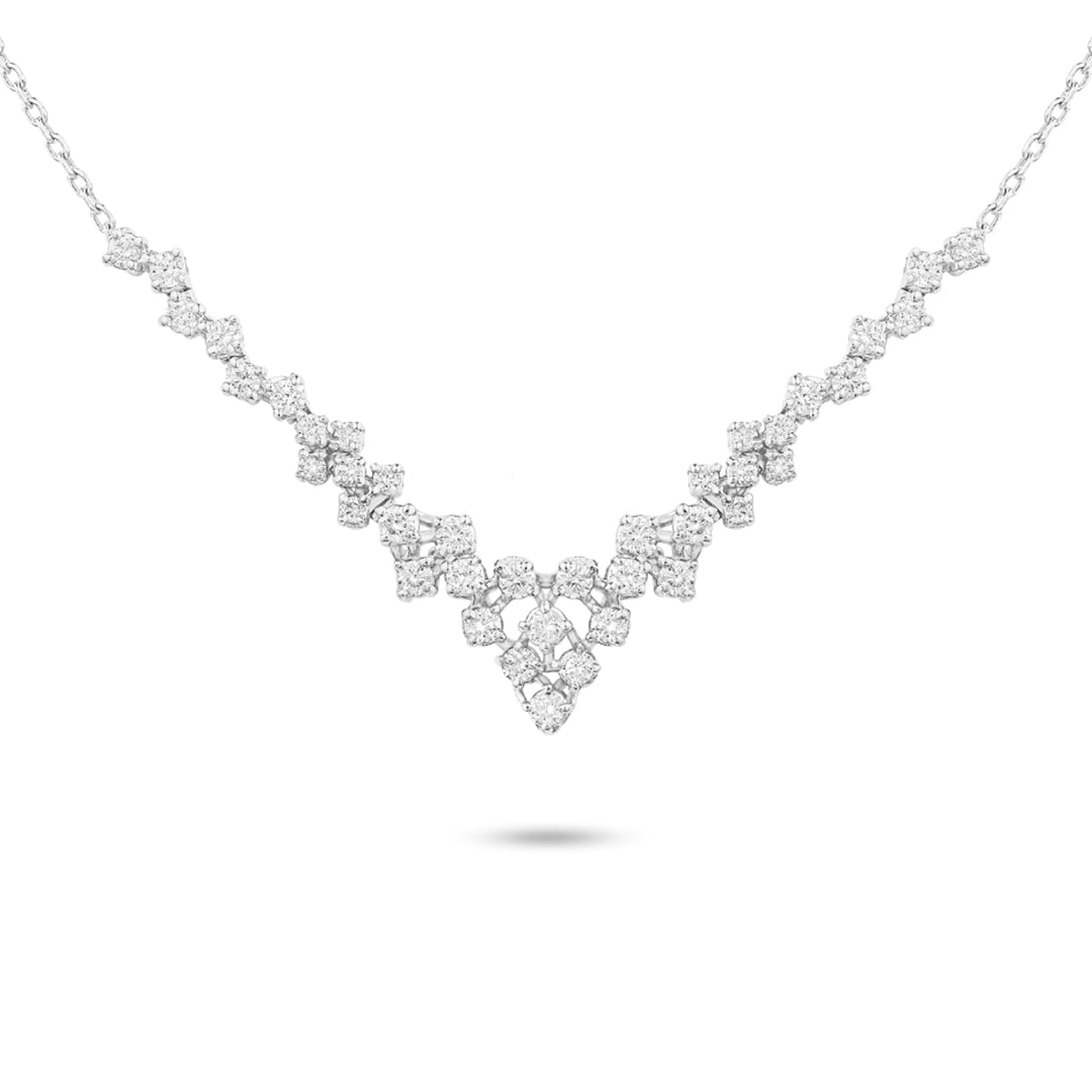 V shaped sale bridal necklace