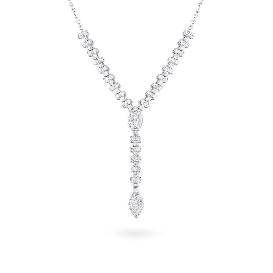 Marquise "Y" Shape Necklace