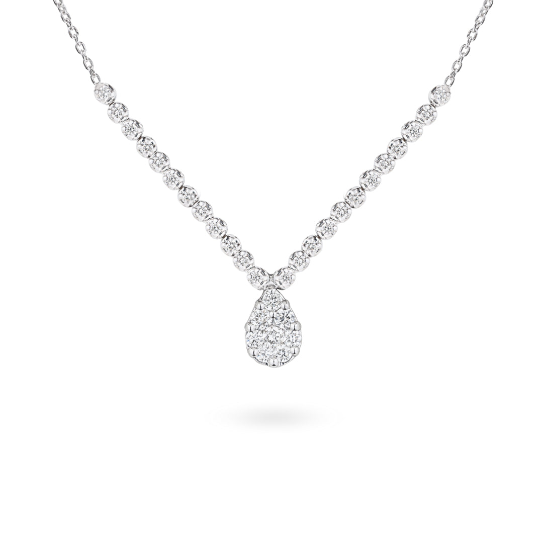 Pear Shape Drop Necklace