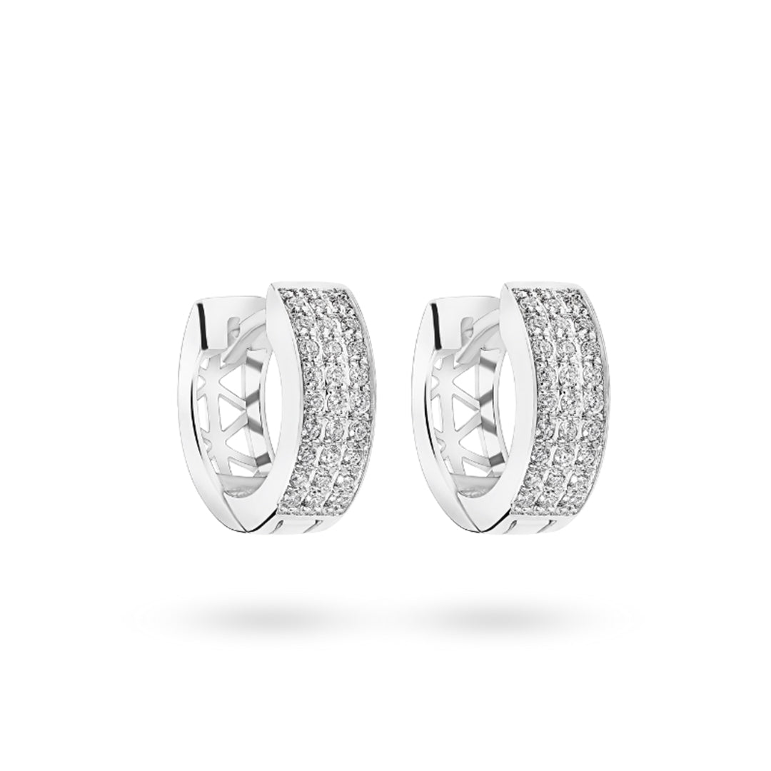 Triple Lines Hoop Earrings
