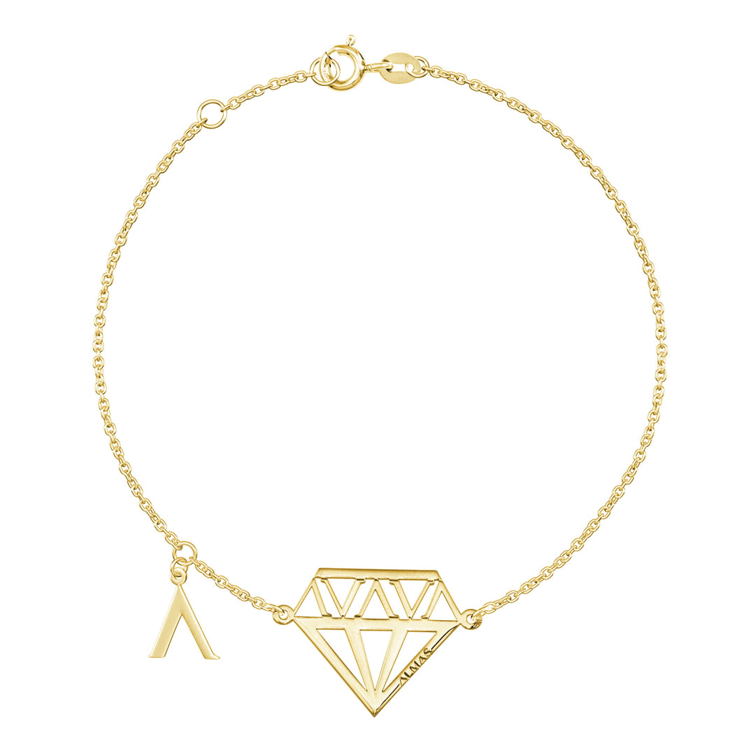 Brilliance Diamond Shape Bracelet