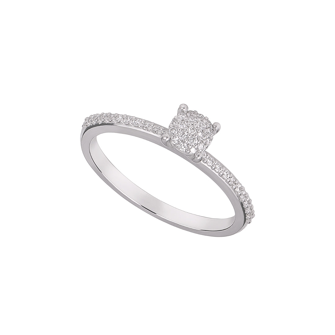 Round Pave Ring