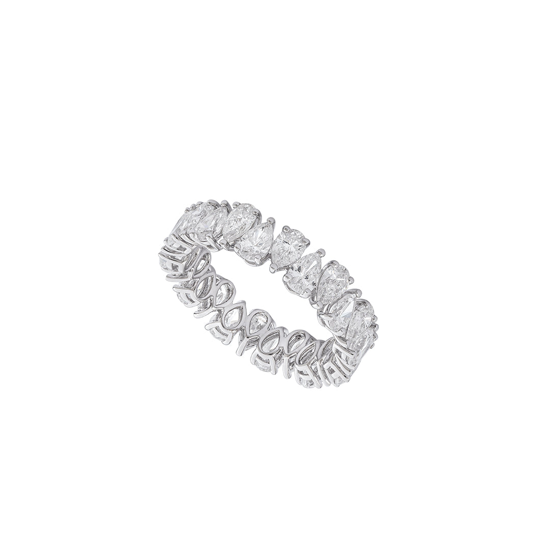 Pear Shape Wedding Band