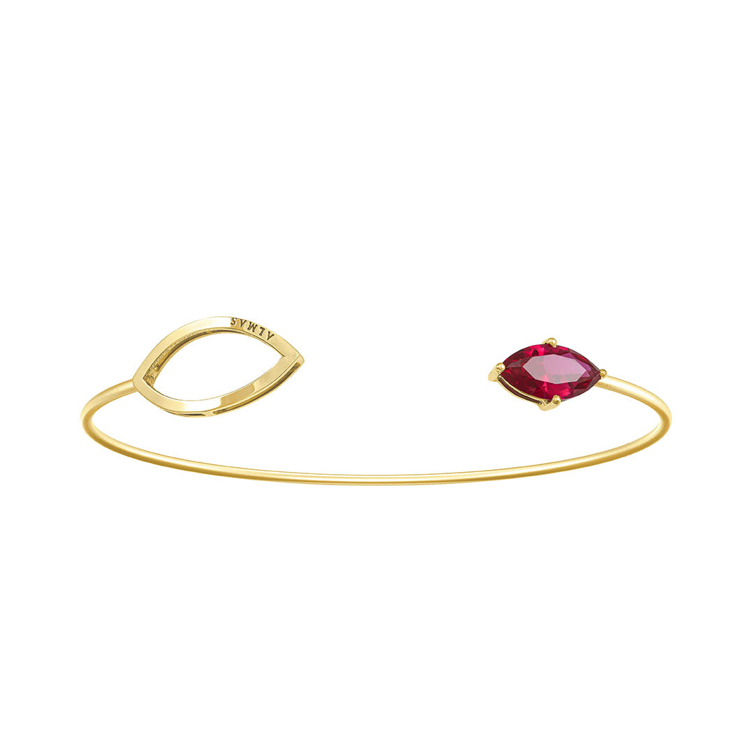 Aura Red Stone Bangel