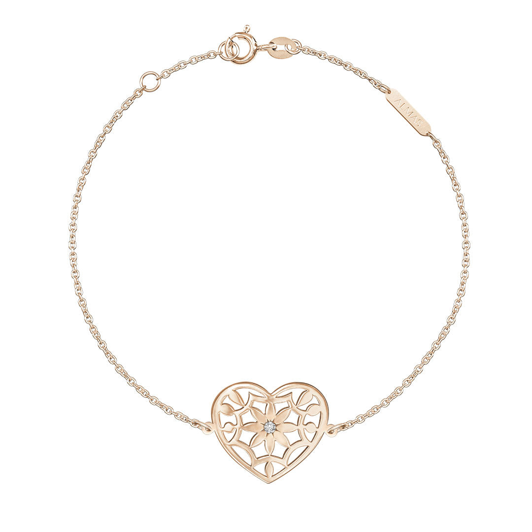 Heart Charm Bracelet