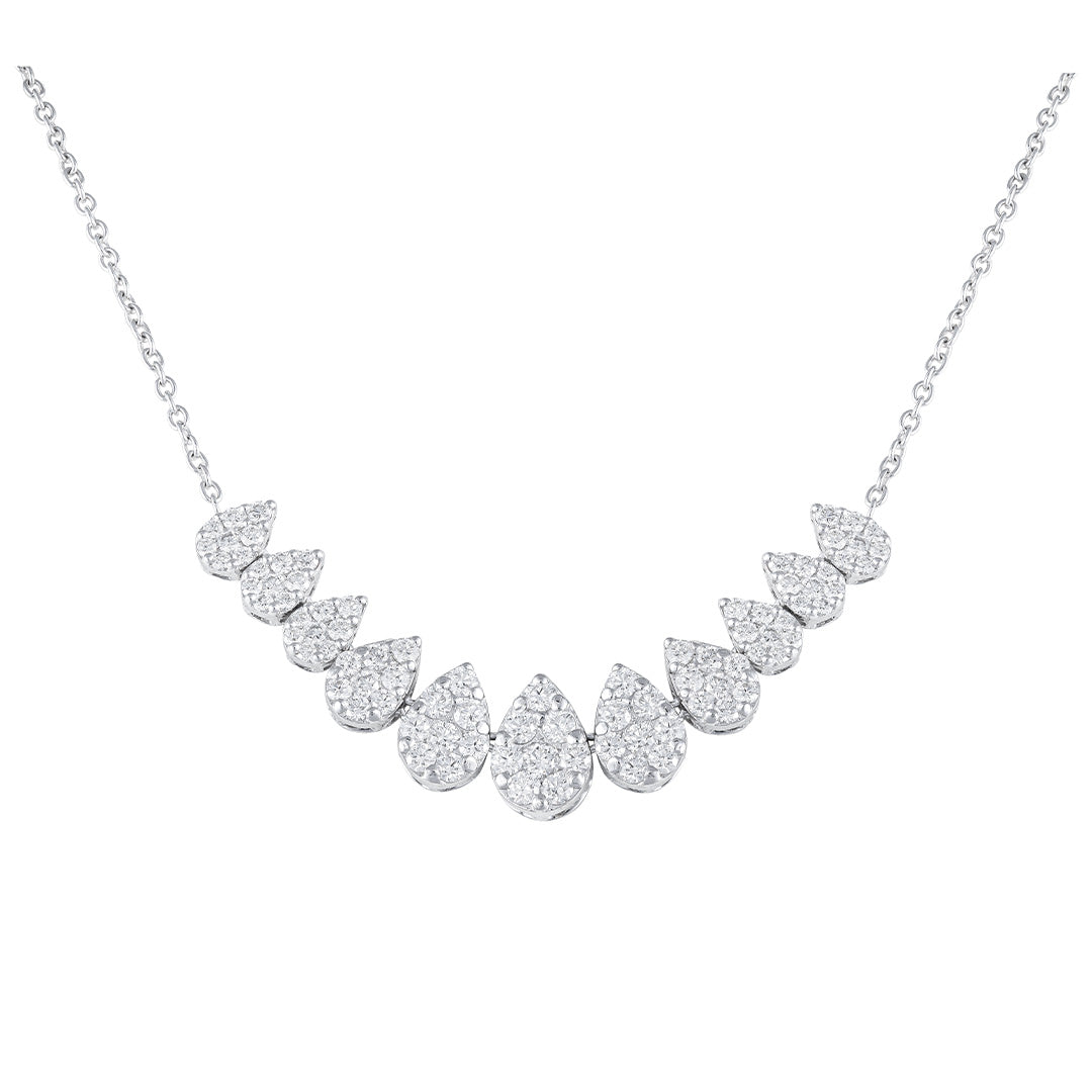 Degrade Pear Shape Necklace