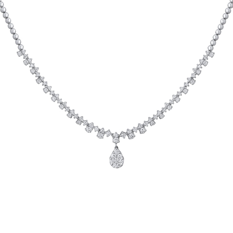 FASHION PEAR SHAPE NECKLACE