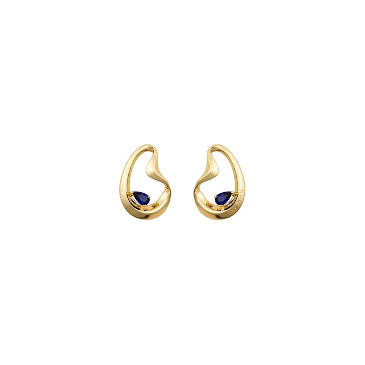 PERA SYNTHETIC SAPPHIRE EARRINGS