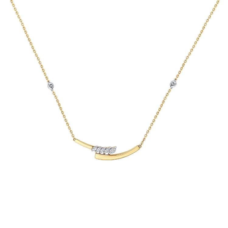 UPSIDE DOWN MARQUISE NECKLACE