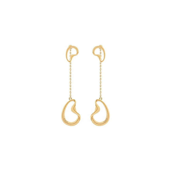 PERA GOLD DROP EARRINGS