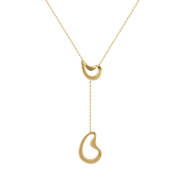 PERA GOLD DROP NECKLACE