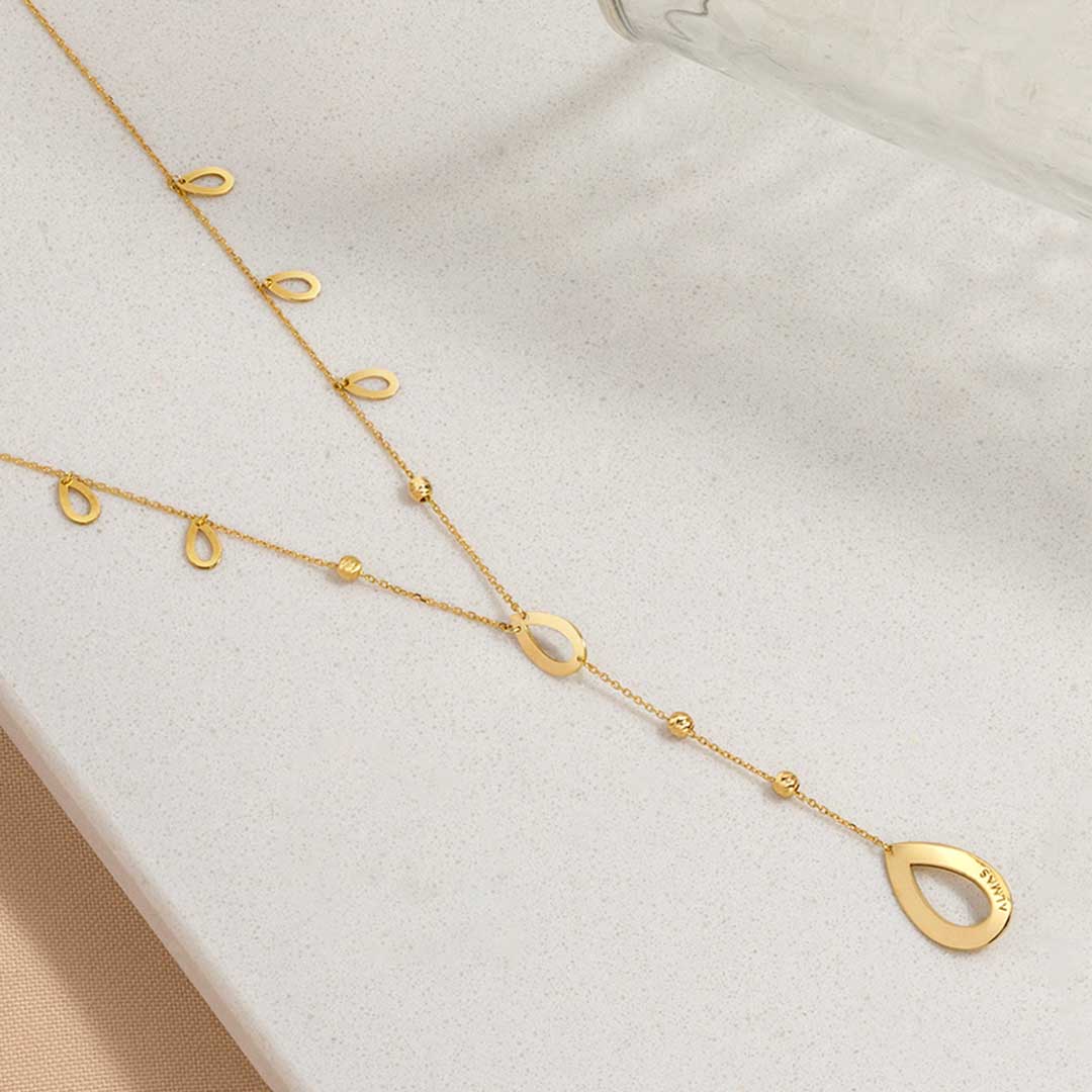 Pavona "Y" Shape Necklace