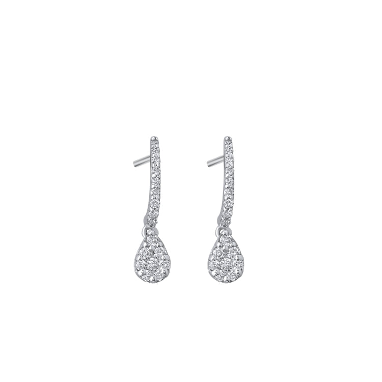 DROP PEAR EARRINGS