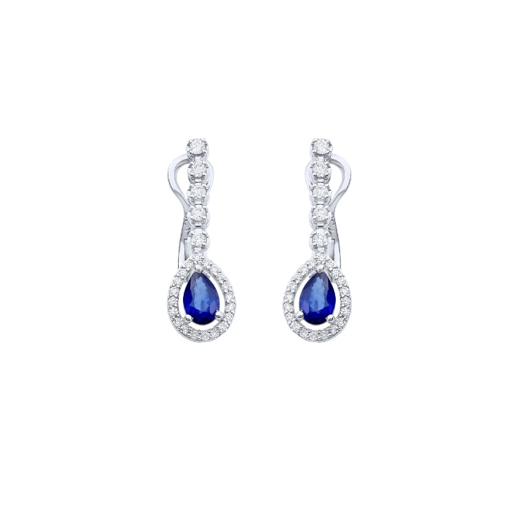 SAPPHIRE DROP EARRINGS