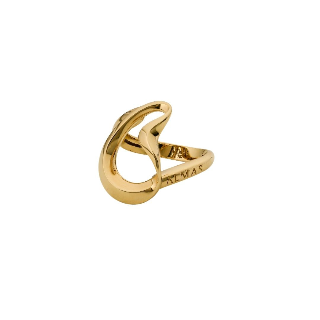 Almas Rind PERA GOLD RING – Almas Jewelry