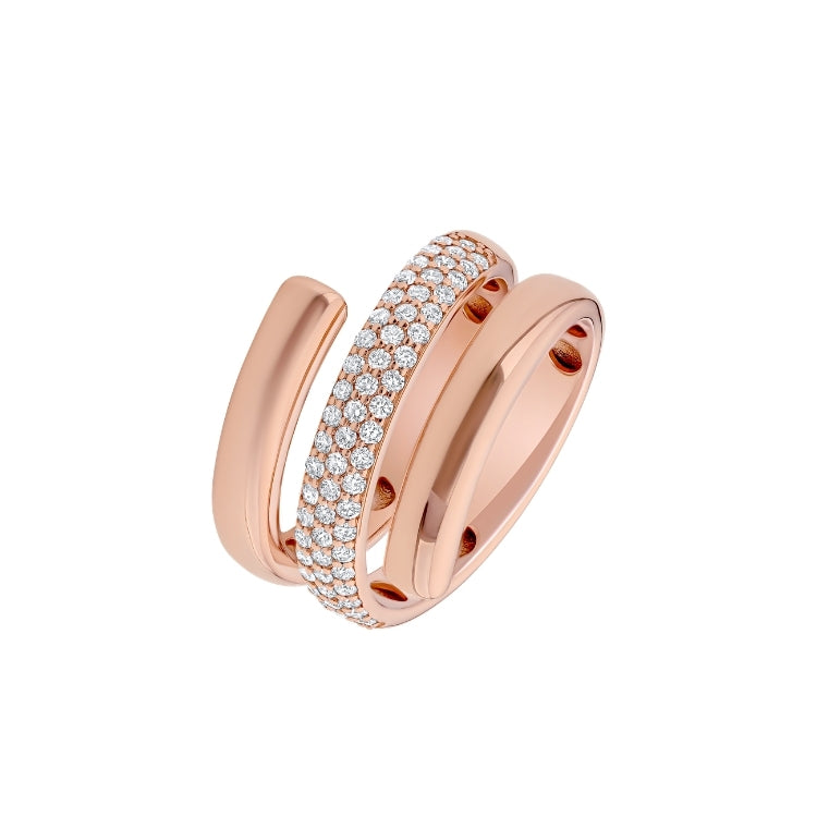 PAVE TRIPLE LAYERS RING