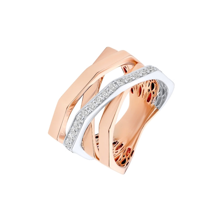 X LAYERS DIAMOND RING