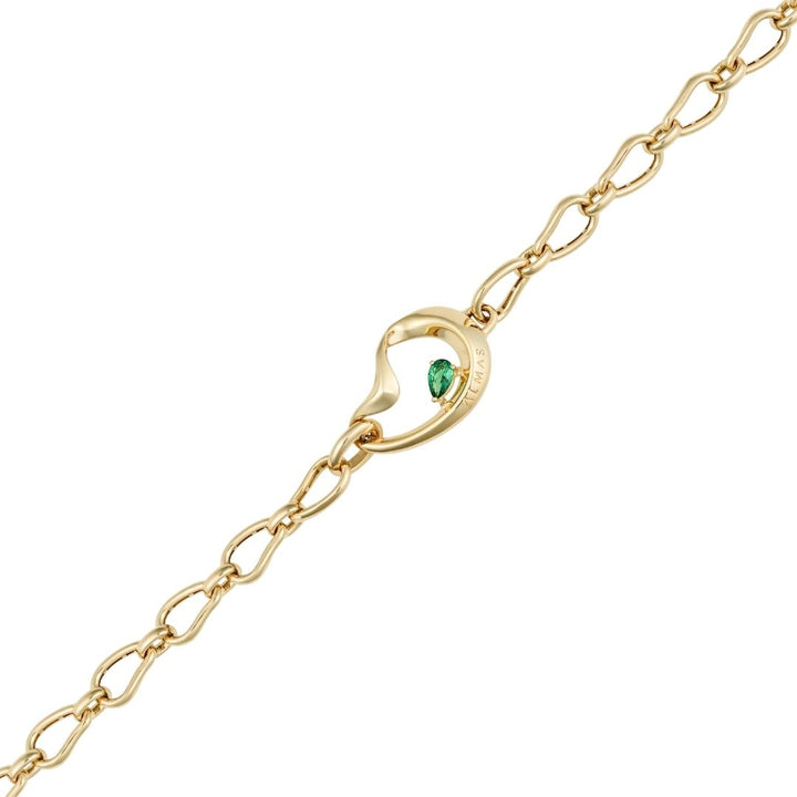 PERA SYNTHETIC EMERALD BRACELET