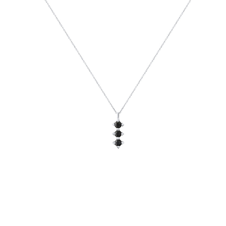 ETERNITY SMALL NECKLACE BLACK DIAMOND
