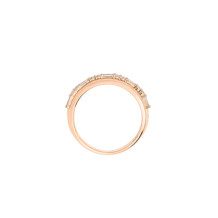 Pink Half Wedding Band