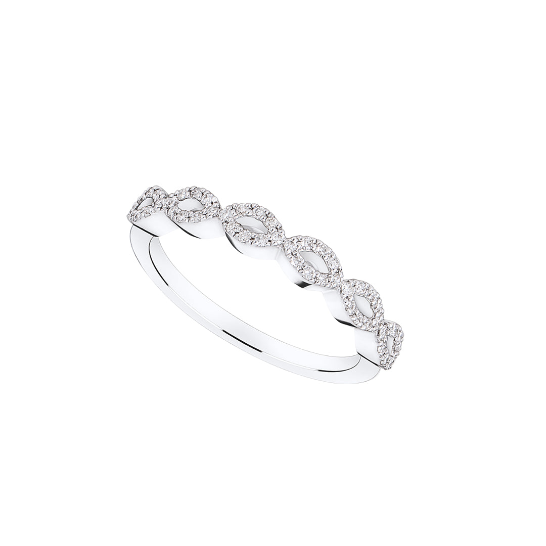 Aura Half Wedding Band – Almas Jewelry