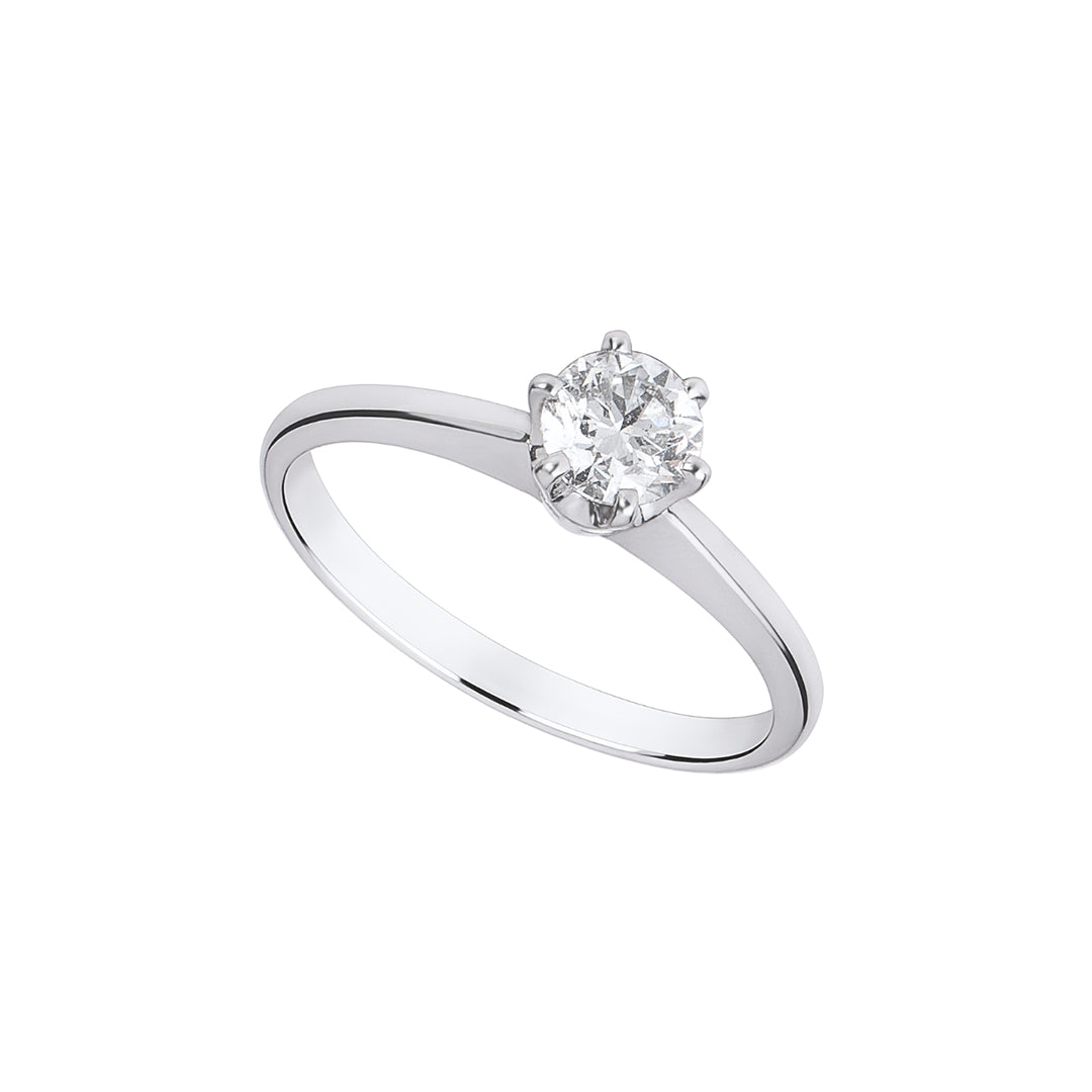 Six Prongs Solitaire – Almas Jewelry