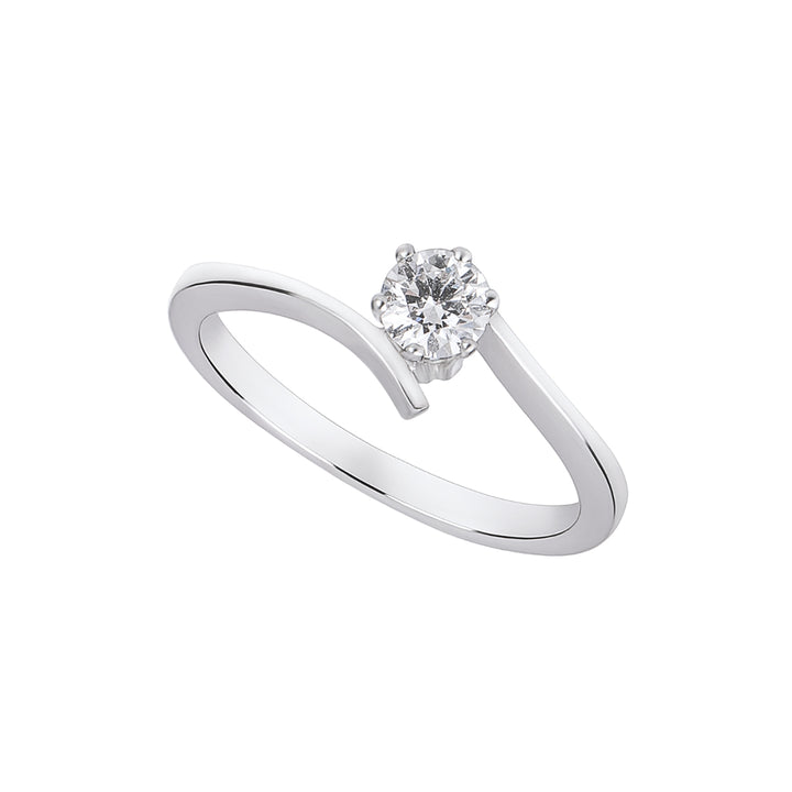 Six Prongs Twisted Solitaire