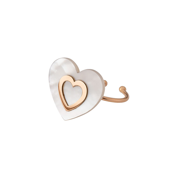 Almas Rind Imperial Heart Mother Of Pearl Ring – Almas Jewelry