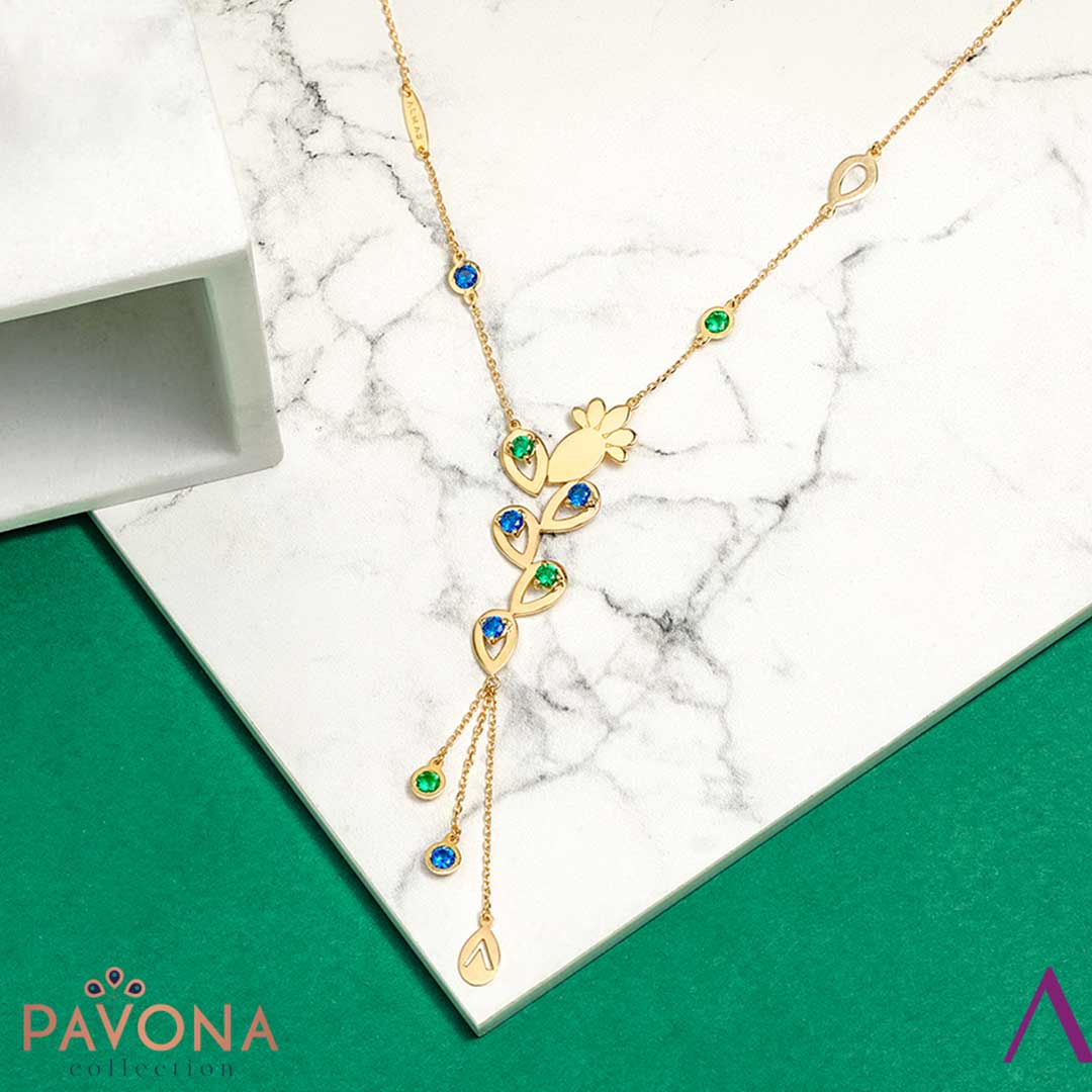 Pavona Color Stone Necklace