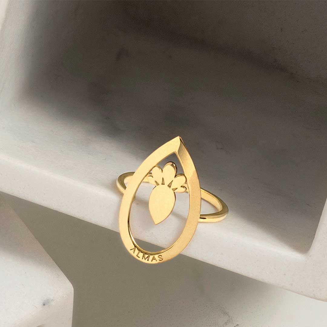 Pavona Simple Ring – Almas Jewelry