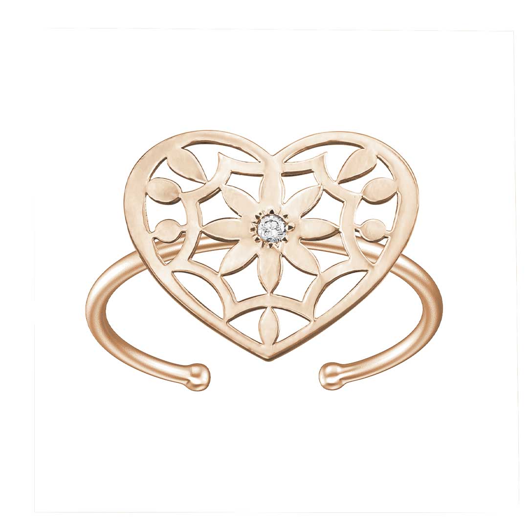 Almas Rind Charm Heart Ring – Almas Jewelry