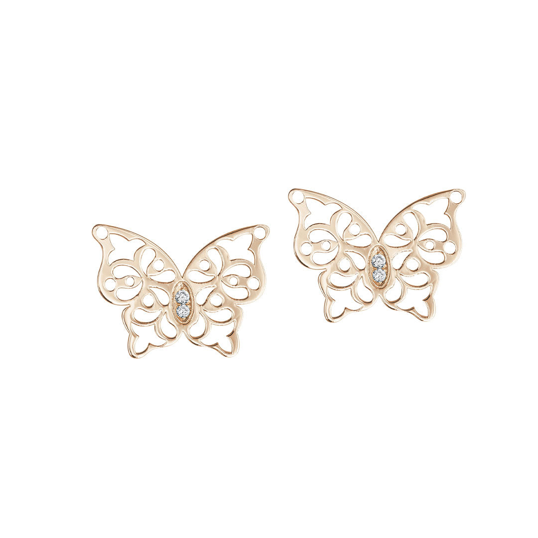 Butterfly Charm Earrings