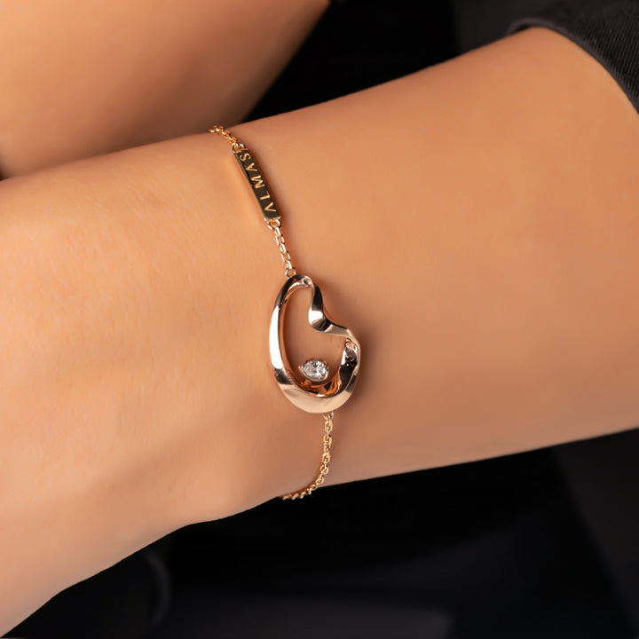 PERA BRACELET WITH PEAR DIAMOND