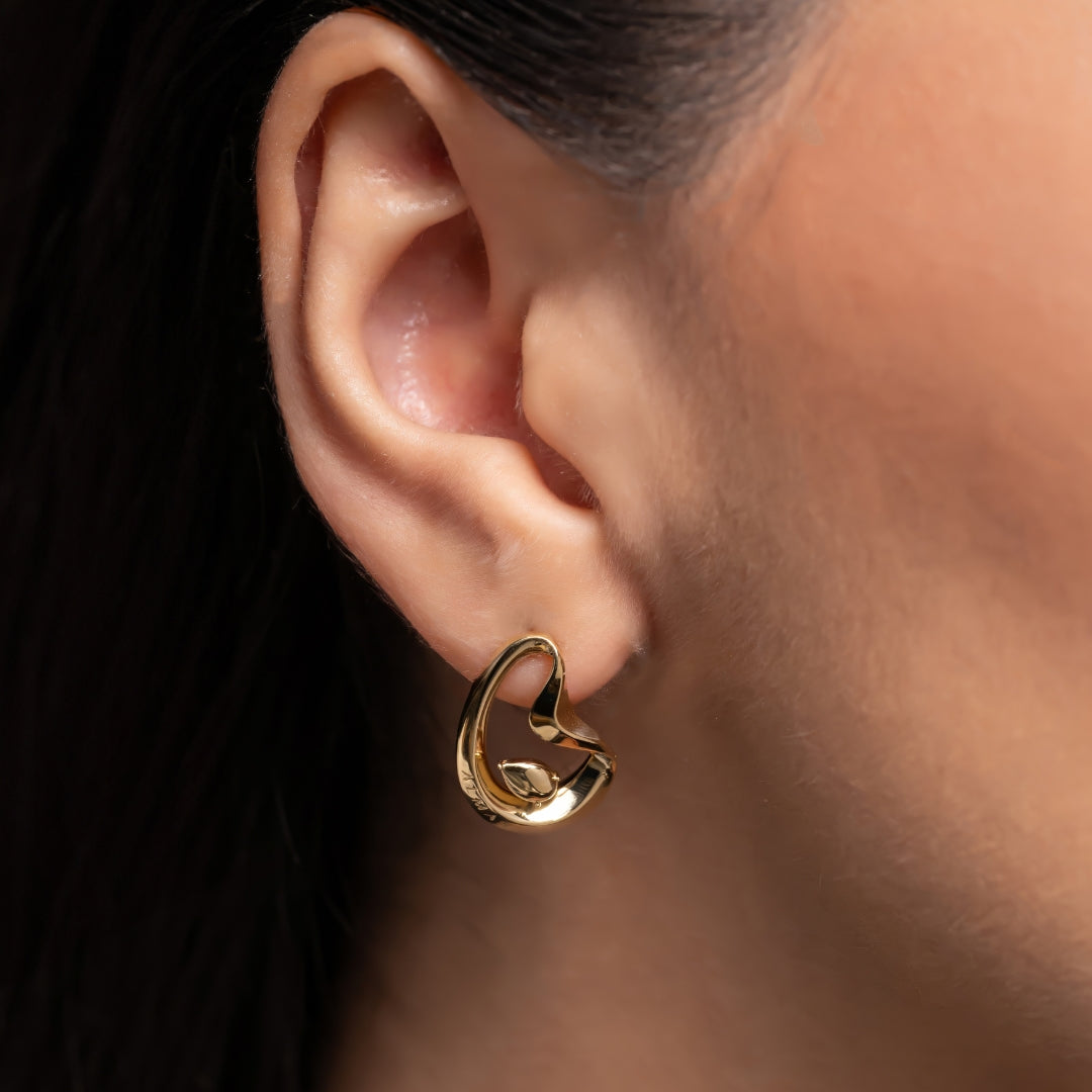 PERA GOLD EARRINGS